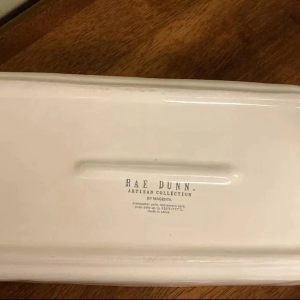 NWOT Rae Dunn STUFFED Ceramic Loaf Dish